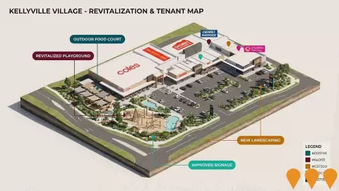 AI impression: Kellyville Village Shopping Centre Extension, Retail