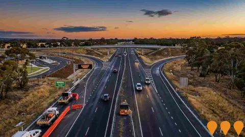 AI impression: Calder Highway Upgrades, Transport & Logistics