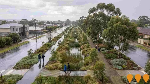 AI impression: Grange Lakes Corridor Shared Use Path (Stages 7, 8 & 9), Sports & Recreation