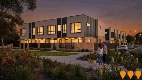 AI impression: Euca Modbury Townhomes, Residential Development