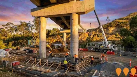 AI impression: Rail Trail Extension to O'Leary Road, Transport & Logistics