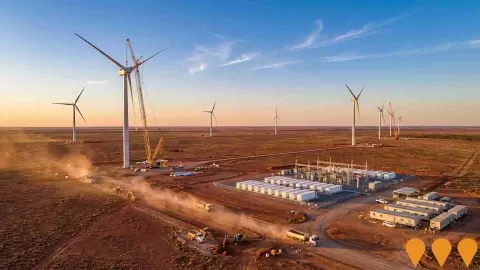AI impression: Lake Victoria Wind Farm, Energy