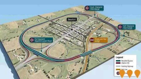 AI impression: Beaufort Bypass, Transport & Logistics