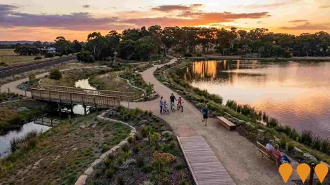 AI impression: Beaufort Linear Park Master Plan, Sports & Recreation