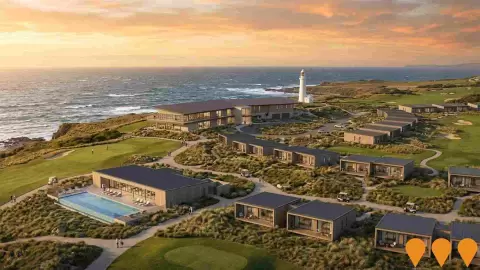 AI impression: Cape Wickham Golf Links Expansion, Tourism