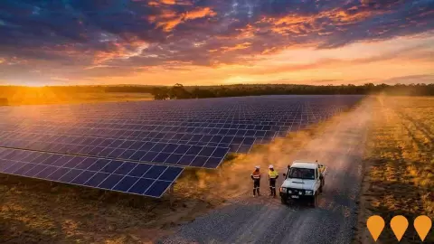 AI impression: Campbells Forest Solar Farm, Energy