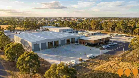 AI impression: Bendigo Depot Facility Redevelopment, Transport & Logistics