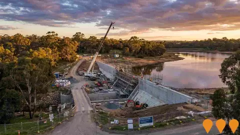 AI impression: Kennington Reservoir Dam Wall Rehabilitation, Environmental & Disaster Management