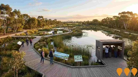 AI impression: Derrimut Wetlands Park Development, Tourism