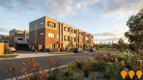 AI impression: 111-115 Augustine Terrace Townhouses, Residential Development