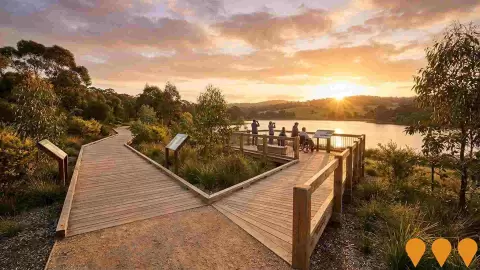 AI impression: Ruffey Lake Park Pedestrian Trail, Sports & Recreation