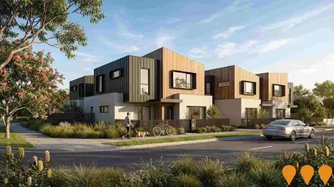 AI impression: 104 Main Street Blackburn Townhouses, Residential Development