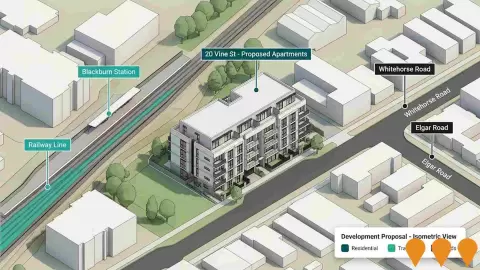 AI impression: 20 Vine Street Blackburn Apartments, Residential Development