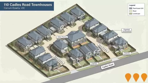 AI impression: 110 Cadles Road Townhouses, Residential Development