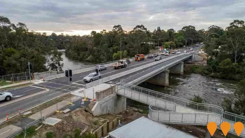 AI impression: Warrandyte Bridge Upgrade, Transport & Logistics