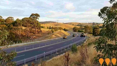 AI impression: Eltham-Yarra Glen Road and Kangaroo Ground-St Andrews Road Safety Improvements, Transport & Logistics