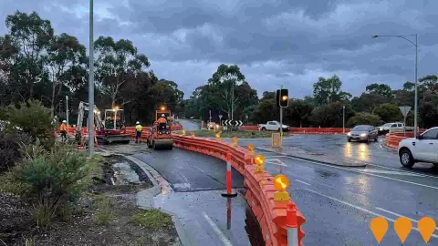AI impression: Kangaroo Ground Intersection Maintenance Works, Transport & Logistics