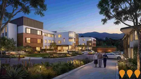 AI impression: Six-Storey Aged-Care Facility, Health & Medical