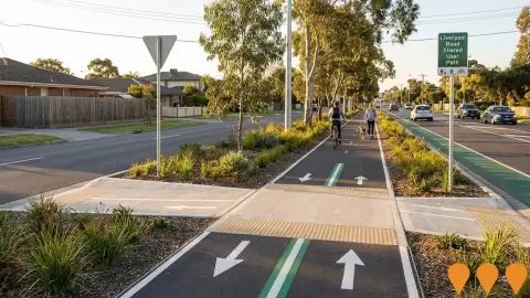 AI impression: Liverpool Road Shared User Path, Sports & Recreation