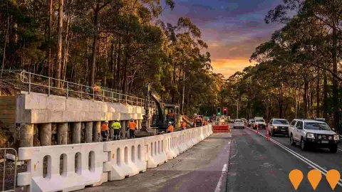 AI impression: Mount Dandenong Tourist Road Landslide Repair Works, Environmental & Disaster Management