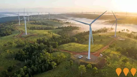 AI impression: Chalumbin Wind Farm, Energy