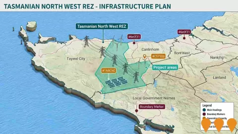 AI impression: Tasmanian North West REZ, Energy