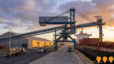 AI impression: Port of Burnie - Shiploader Replacement, Ports, Marinas, Fisheries & Aquaculture