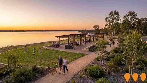 AI impression: Lake Wyangan Recreation Area Improvements, Sports & Recreation