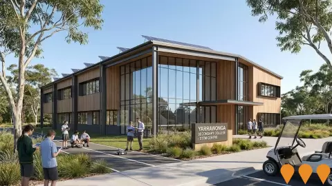AI impression: Yarrawonga Secondary College STEM Centre, Education & Training
