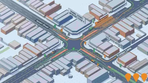 AI impression: Yambil Street Upgrade Stage 4, Transport & Logistics