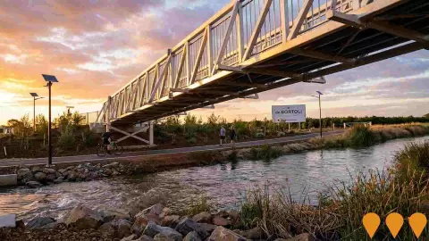 AI impression: Yoogali Shared Pathway and Bridge Project, Sports & Recreation