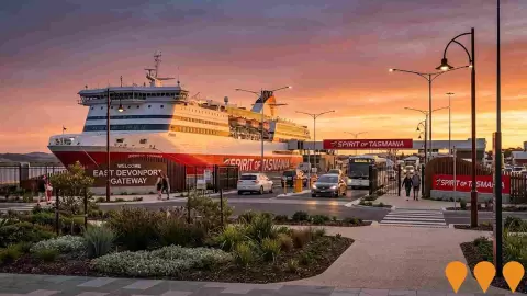 AI impression: State Entry Point Project (East Devonport Gateway Beautification), Precincts & Urban Renewal
