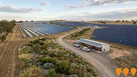 AI impression: Jindera Solar Farm, Energy
