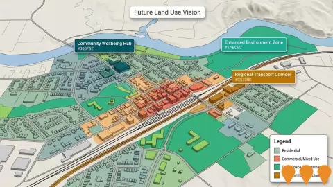 AI impression: Albury Local Strategic Planning Statement (LSPS), Communities, Precincts & Urban Renewal