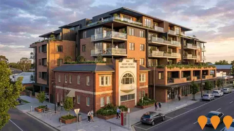 AI impression: 663 Dean Street Albury Luxury Apartment Development, Residential Development