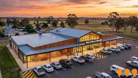 AI impression: Walla Walla Supermarket, Retail