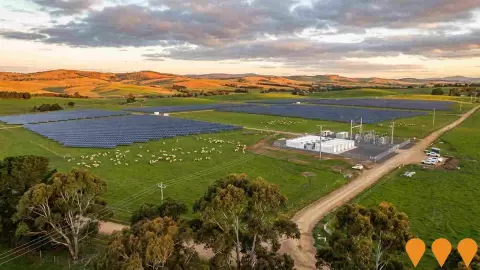 AI impression: Northern Midlands Solar Farm, Energy