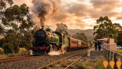 AI impression: Hobart Heritage Rail Project, Transport & Logistics