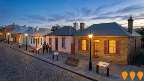 AI impression: Battery Point Heritage Precinct Enhancement, Communities, Precincts & Urban Renewal