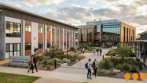 AI impression: Charles Sturt University Innovation Campus Expansion, Education & Training