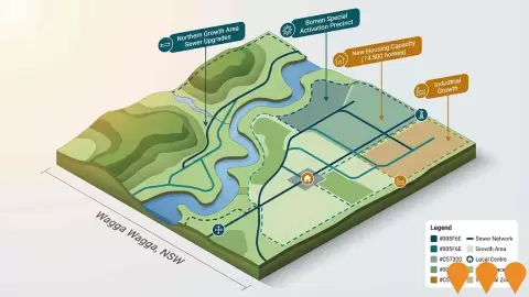 AI impression: Northern Growth Area Sewer Upgrades, Environmental & Disaster Management