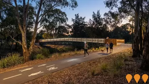 AI impression: Kooringal Active Travel Link - Pedestrian Bridge and Shared Path, Transport & Logistics