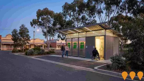 AI impression: Public Toilet Facility in Gundagai's Main Street, Sports & Recreation