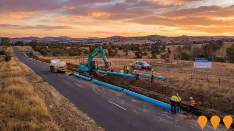 AI impression: Water Reticulation System Extension to Dog on the Tuckerbox Site, Environmental & Disaster Management