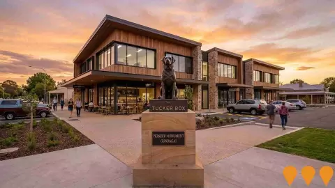 AI impression: Dog on the Tuckerbox Site - Proposed Mixed-Use Development (DA2023/116), Business Parks & Technology Hubs