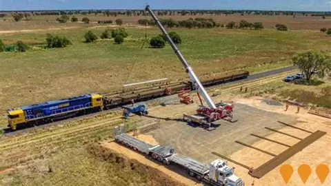 AI impression: Narwonah Material Distribution Centre, Transport & Logistics