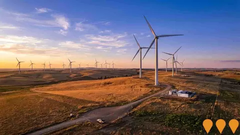 AI impression: Wallaby Creek Wind Farm, Energy
