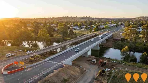 AI impression: Burrangong Creek Bridge Duplication, Transport & Logistics