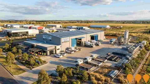 AI impression: Concrete World Warehouse and Cafe, Manufacturing