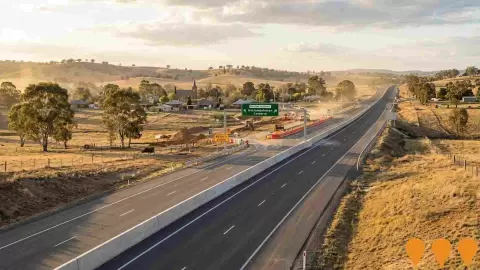 AI impression: Barton Highway Upgrade, Transport & Logistics
